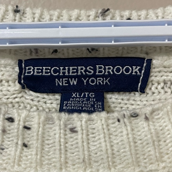 cream knit sweater with button detailing - Picture 4 of 6